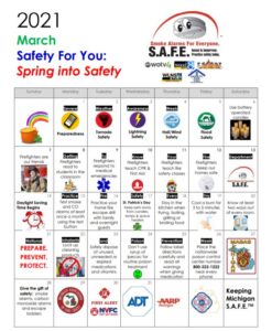 Spring into Safety Calendar - National Volunteer Fire Council
