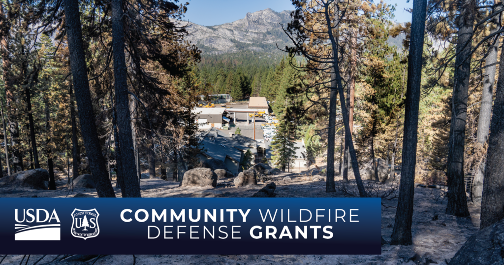 Funding Opportunity! Community Wildfire Defense Grant Application ...