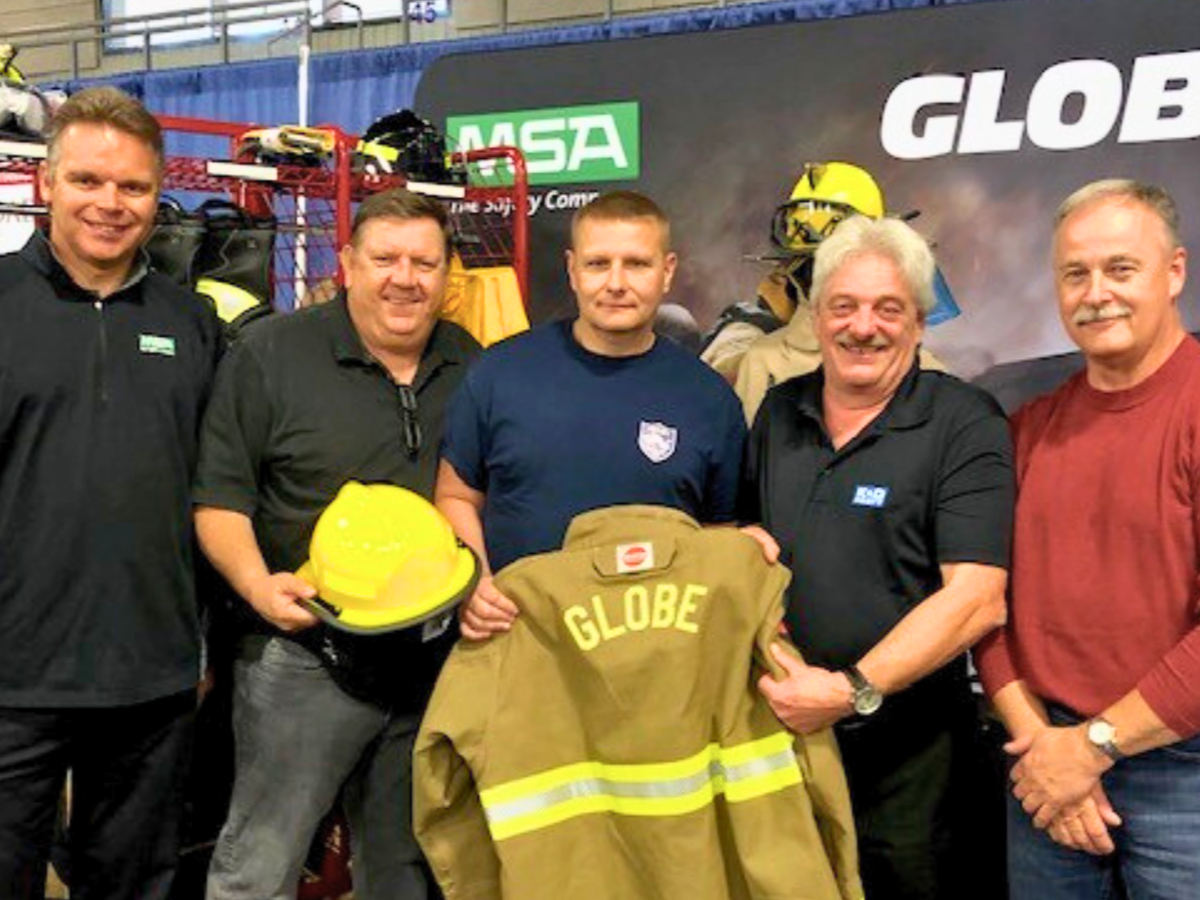 2019 recipients of Globe Gear Giveaway posing with their gear