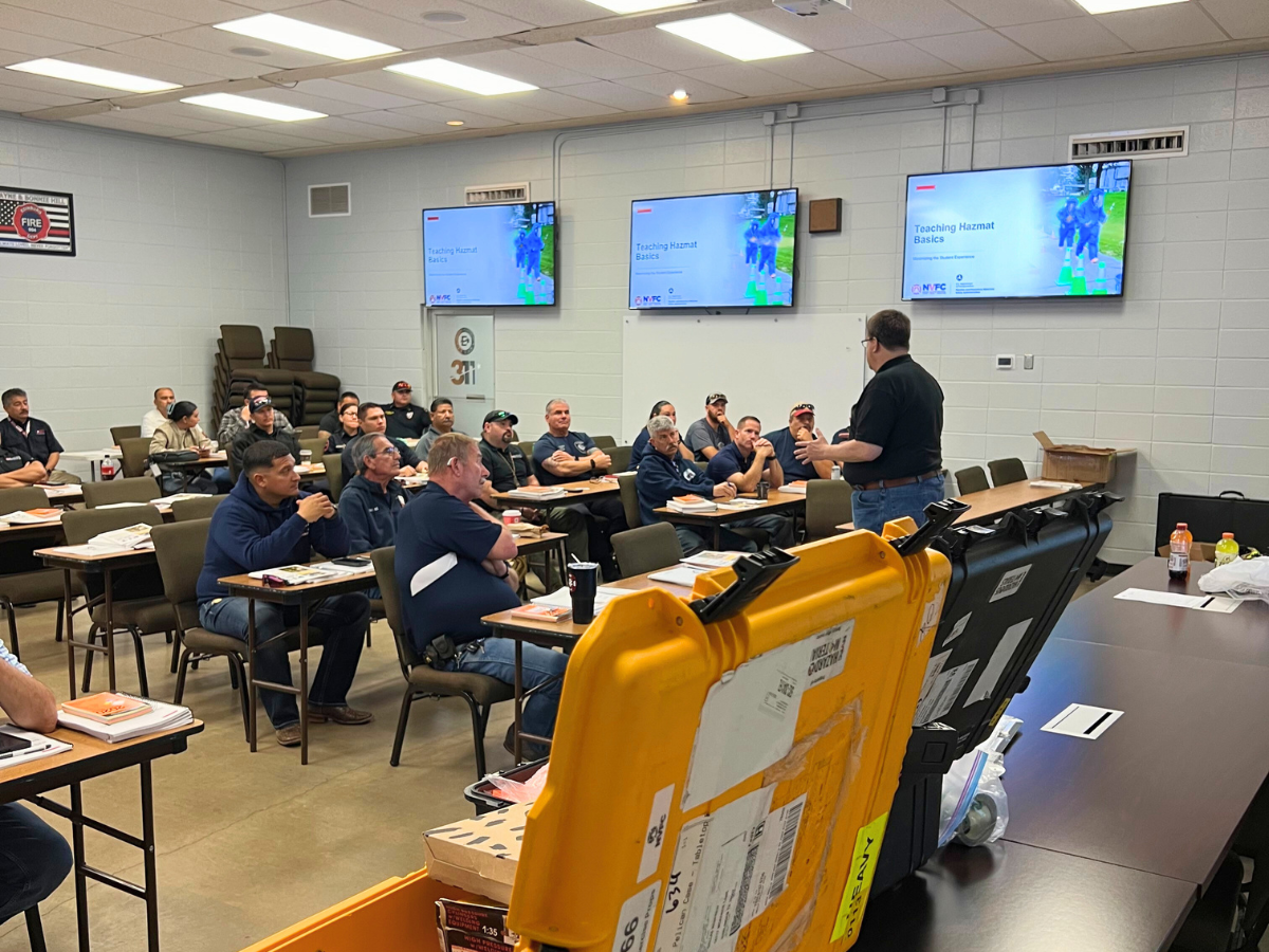 Classroom learning is included in NVFC in-person training events.