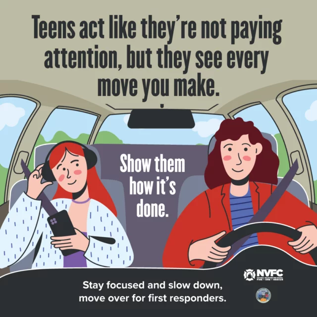 Set the standard for safe habits behind the wheel. Put the phone down, buckle up, and show the next generation what responsible driving looks like. #DistractedDrivingAwarenessMonth